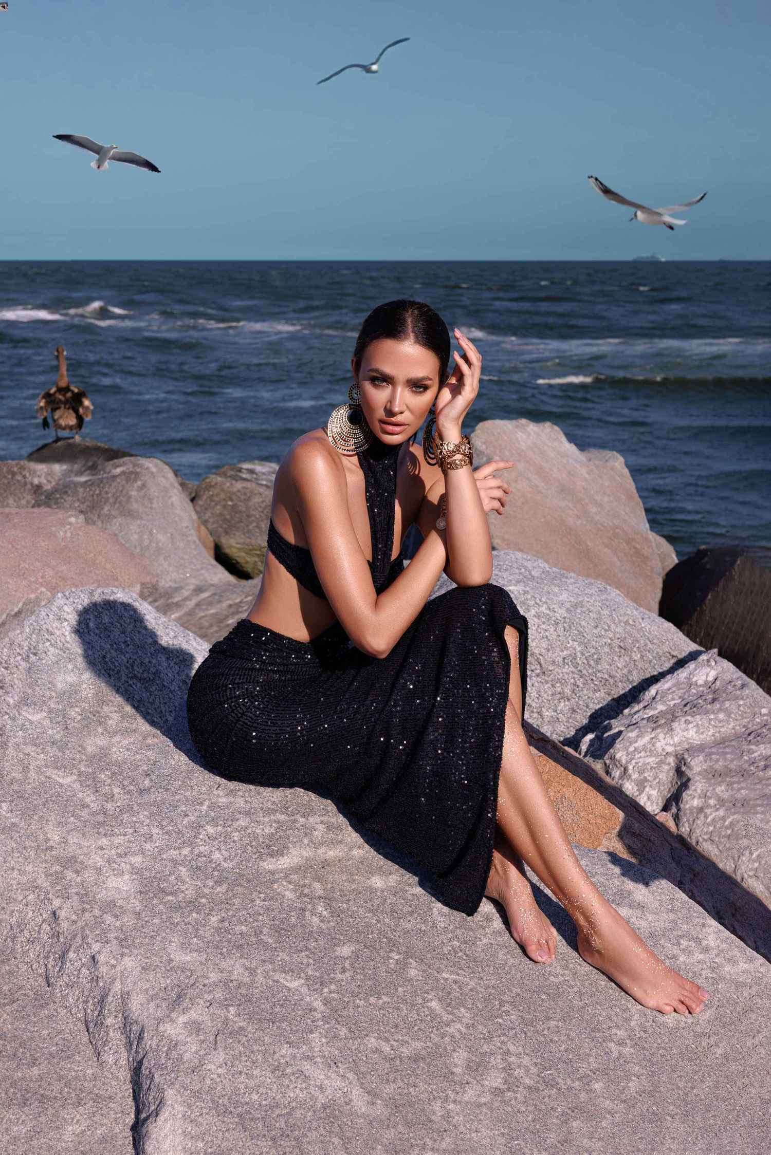 Синьо лято с модела Denisa Ciocoiu