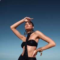 Синьо лято с модела Denisa Ciocoiu