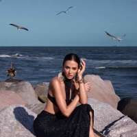 Синьо лято с модела Denisa Ciocoiu